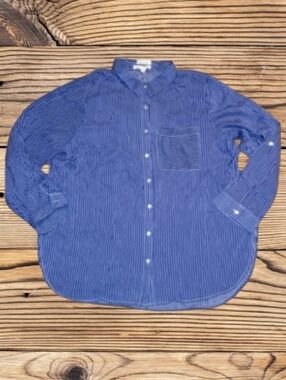 NWT GRAND AND GREENE BLOUSE BUTTON DOWN